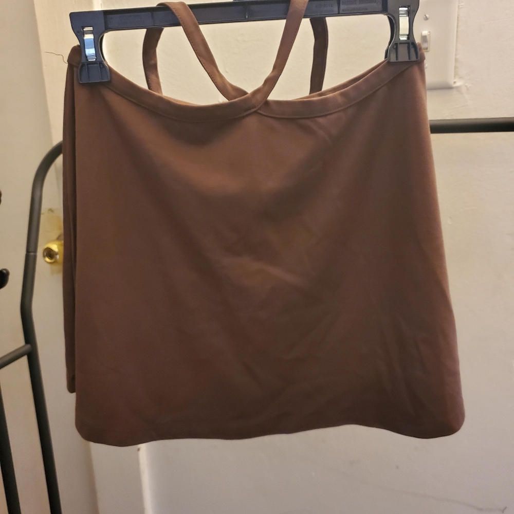 Forever 21 short brown skirt